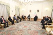 Iran is there for all its friends in tough times, president tells senior Armenian MP
