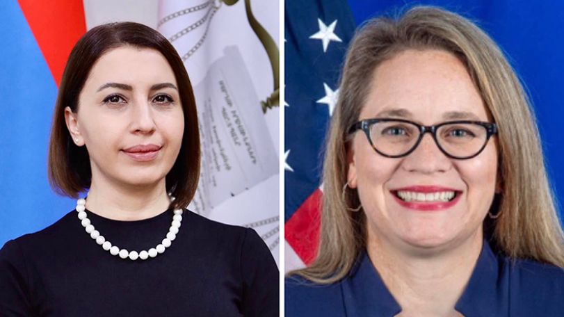 Ombudswoman briefs US official on Azerbaijani policy of hatred against Artsakh Armenians