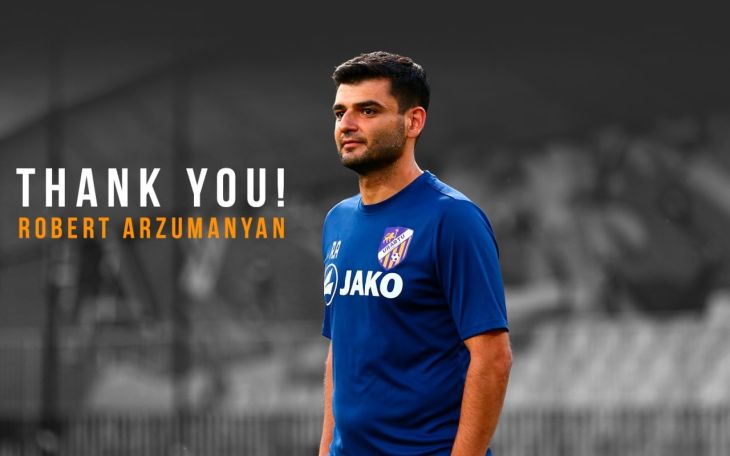 Robert Arzumanyan quits as Urartu FC manager