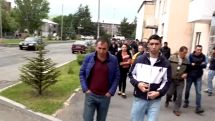 Relatives of fatal shooting victims hold protest in Armenian town