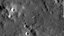 Mystery rocket crash creates new double crater on moon