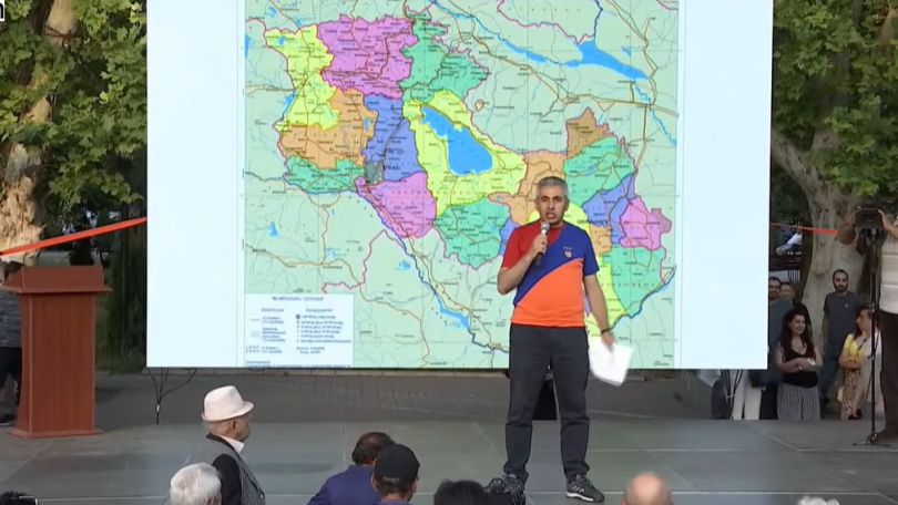 «Բերձորի գող»․․․ Էդգար Ղազարյանի ելույթը՝ Ֆրանսիայի հրապարակում