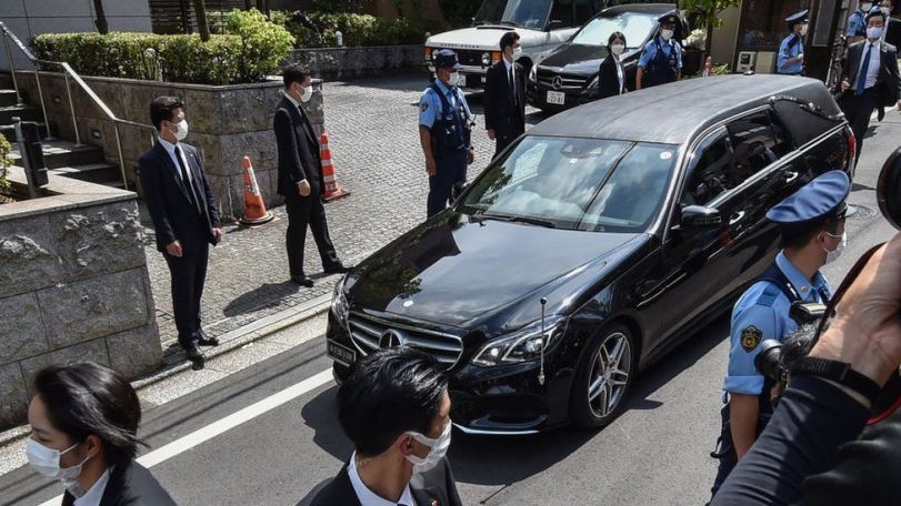 Shinzo Abe's body returned to Tokyo