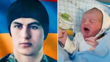 Missing Armenian soldier's family welcomes baby boy