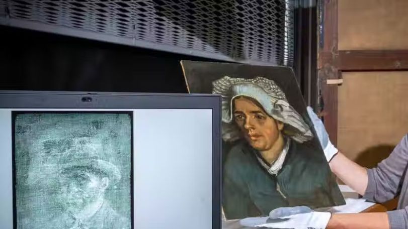 Hidden self-portrait of Vincent Van Gogh discovered by X-ray in Scotland