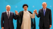 Syrian conflict has no military solution, three leaders say