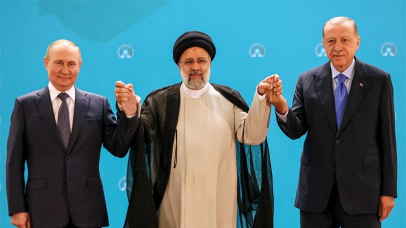 Syrian conflict has no military solution, three leaders say