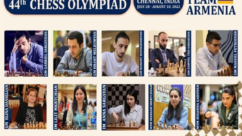 Հայաստանի հավաքականների կազմերը՝  Շախմատի համաշխարհային օլիմպիադայում