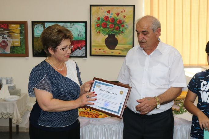Ժիրայր Մարտիրոսյանը Գորիսի համայնքապետարանի կողմից արժանացել է շնորհակալագրի