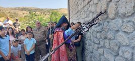 Church cross consecrated in Artsakh village