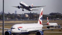 Two planes collide at London airport