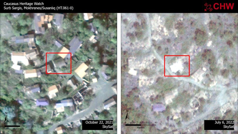 Azerbaijan destroys another Armenian church in Artsakh