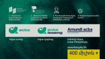 Ակբա բանկ. Ներդրումներ տնտեսության բոլոր ոլորտներում. տրամադրվել է ավելի քան 173 միլիարդ 350 միլիոն դրամ