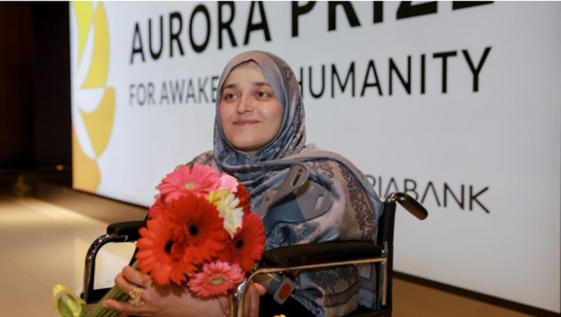 Jamila Afghani awarded 2022 Aurora Prize