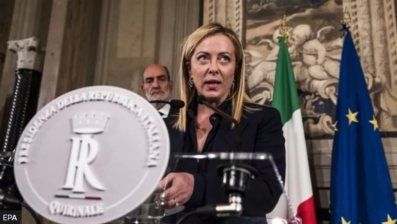 Giorgia Meloni becomes Italy's first female PM