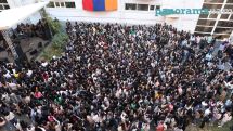 Выступление группы Nemra – в поддержку студентов университета им. Брюсова