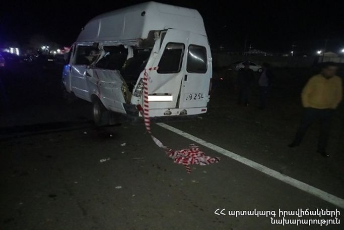 One of passengers wounded in major Armenia car crash in severe condition