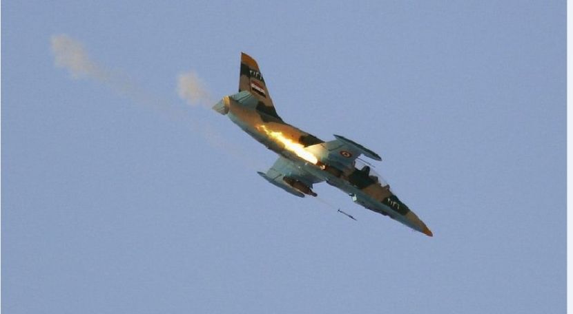 Syrian air force eliminates 93 Al-Nusra militants