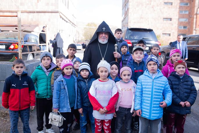 Catholicos Karekin II visits Jermuk