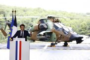 Macron sets France's military goals as war is back in Europe