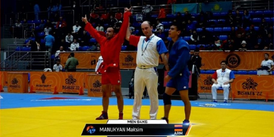 Armenia's Maksim Manukyan wins bronze at World Sambo Championships