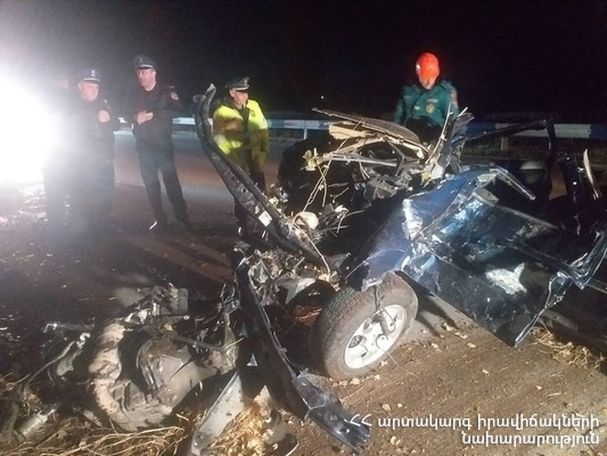 Երևան-Սևան ավտոճանապարհին ՃՏՊ-ի հետևանքով վարորդը և ուղևորը տեղում մահացել են
