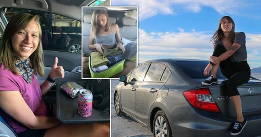 Woman moves into her car to beat cost of living in US
