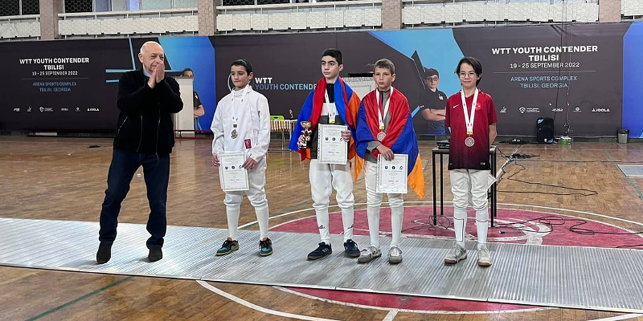 Պատանի սուսերամարտիկները 2 ոսկե և 3 բրոնզե մեդալ են նվաճել միջազգային մրցաշարերում