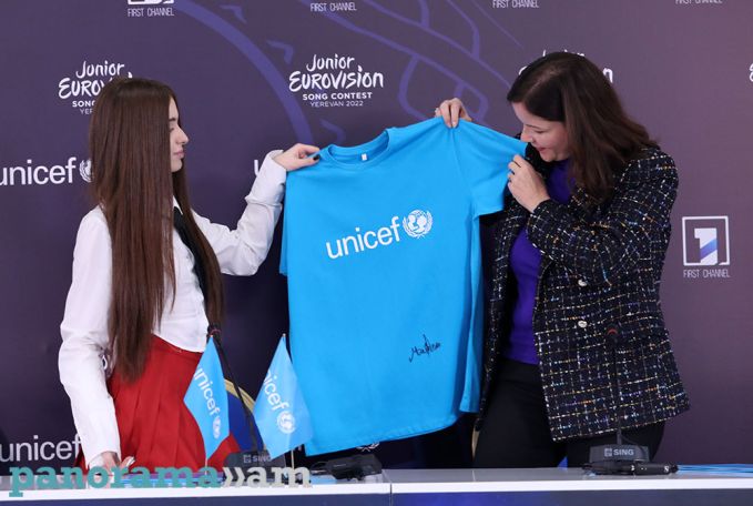 Junior Eurovision winner Malena named UNICEF Armenia Ambassador