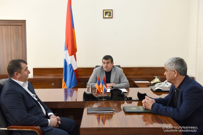 Artsakh president introduces new security chief