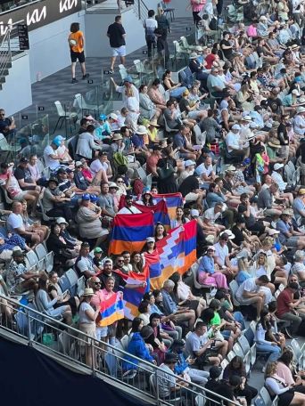 Флаг Арцаха – на Australian Open