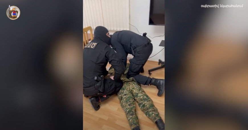 Armenian army officer charged with treason