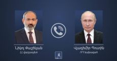 Пашинян и Путин провели телефонный разговор