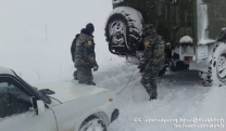 Փրկարարներն արգելափակումից դուրս են բերել 15 ավտոմեքենա