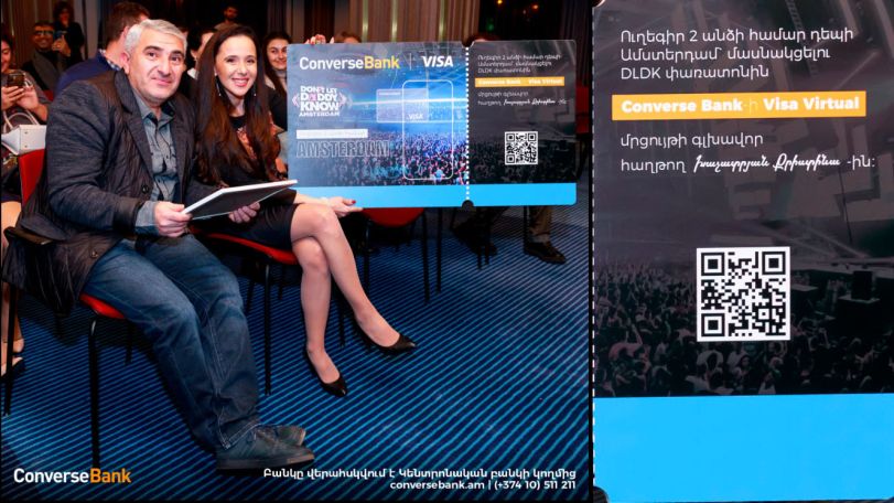 Կոնվերս Բանկ. Visa Virtual քարտապանների համար արշավի հաղթողները ստացել են իրենց մրցանակները