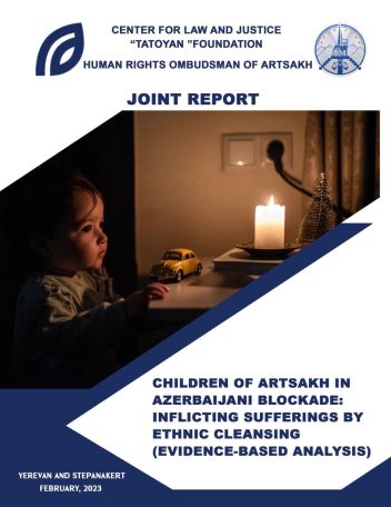 30,000 children in Artsakh going through deprivation amid blockade, report says