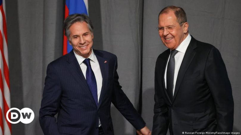 Blinken, Lavrov speak briefly at G20 meeting