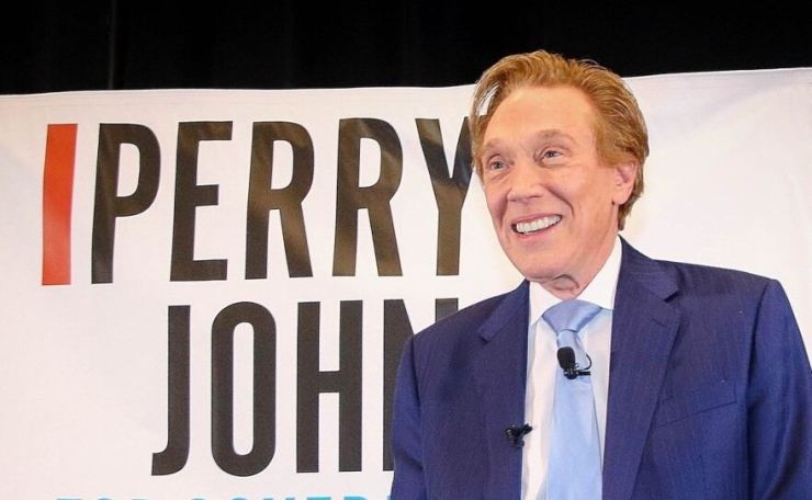 Republican businessman Perry Johnson announces 2024 presidential bid