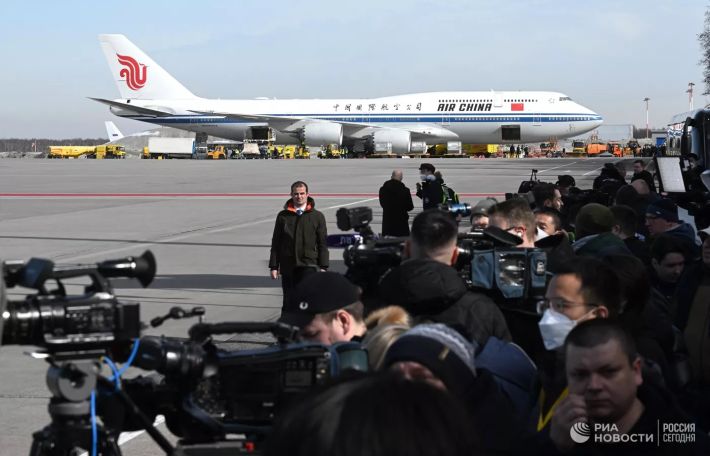 Chinese president arrives in Moscow for state visit