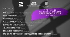 «Խաչմերուկներ» միջազգային փառատոնը կներկայացնի ժամանակակից երաժշտության լավագույն նմուշները