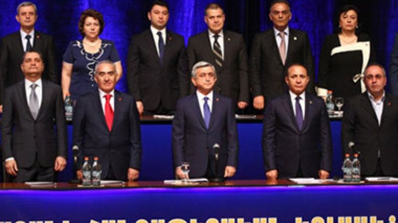 Serzh Sargsyan reelected as RPA chairman