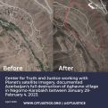 Satellite images show Azerbaijan's destruction of village in Artsakh