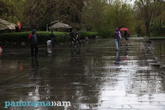 Rains, thunderstorms to prevail over most parts of Armenia