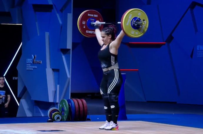 Armenia's Tatev Hakobyan wins silver at European Weightlifting Championships