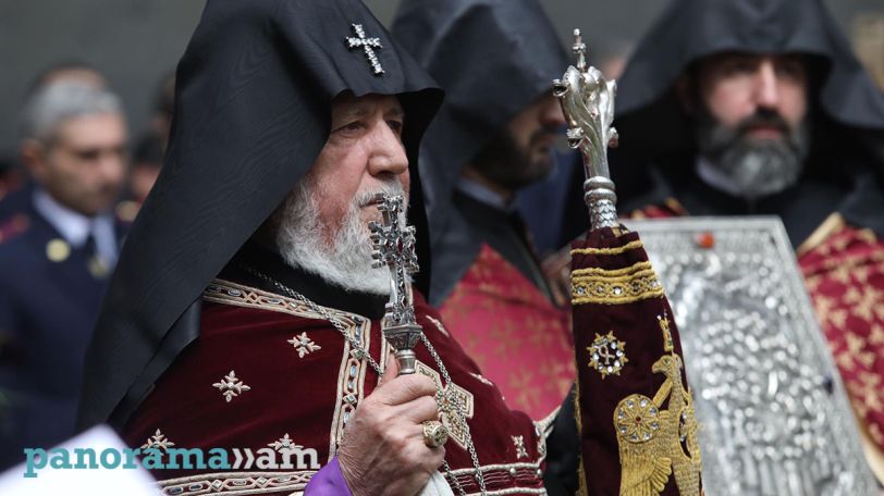 Catholicos Karekin II slams Azerbaijan's installment of checkpoint on Artsakh road