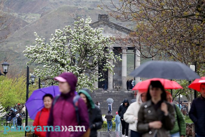 Անձրև և ամպրոպ՝ հանրապետության շրջանների զգալի մասում