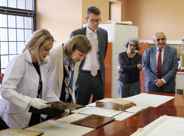 U.S. ambassador visits Matenadaran