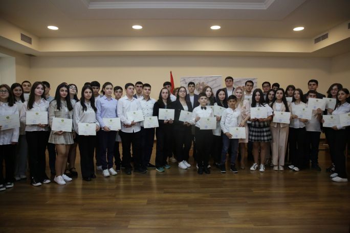 Դպրոցականների հանրապետական առարկայական օլիմպիադաների հաղթողները պարգևատրվել են 1-ին կարգի դիպլոմներով