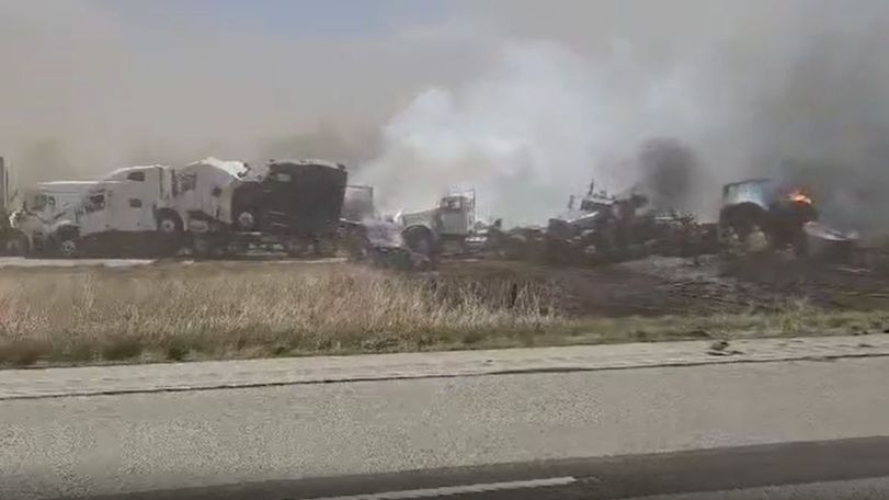 Dust storm in Illinois leaves at least 6 dead after highway pileup