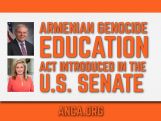 Senators Menendez and Blackburn introduce bipartisan Armenian Genocide Education Act
